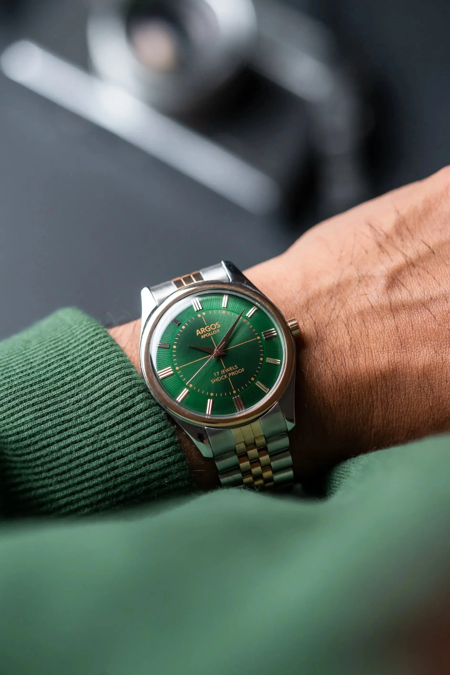 Apollo II - Olive Green Rose Gold Two Tone - Image 5
