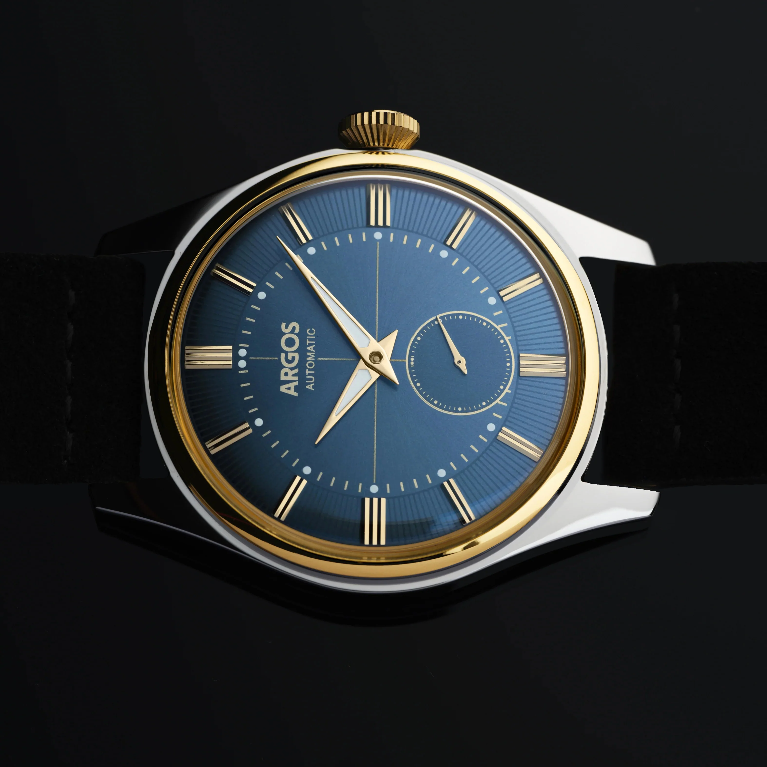 Apollo III - Constellation Blue Gold Two Tone Leather - Image 3