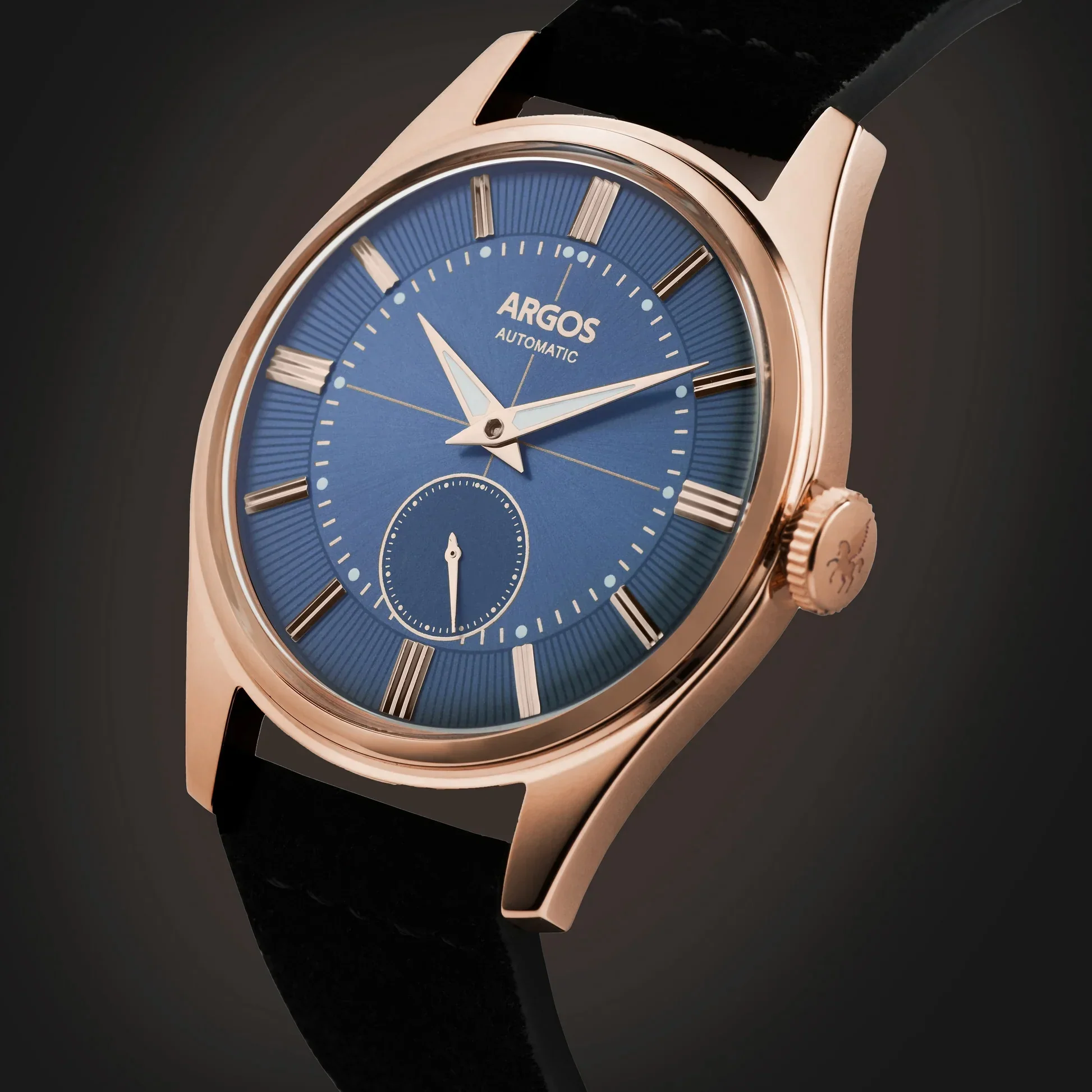 Apollo III - Constellation Blue Rose Gold Leather - Image 4
