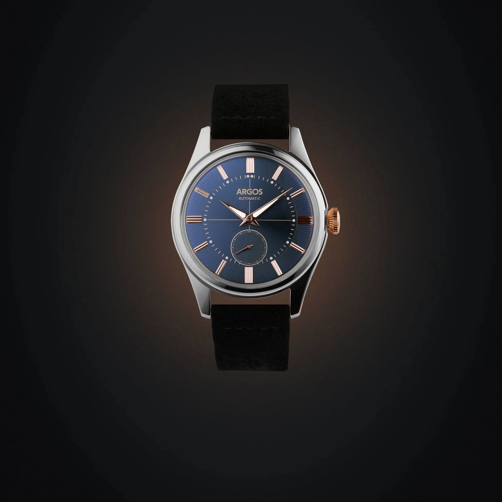 Apollo III - Constellation Blue Rose Gold Two Tone Leather - Image 3