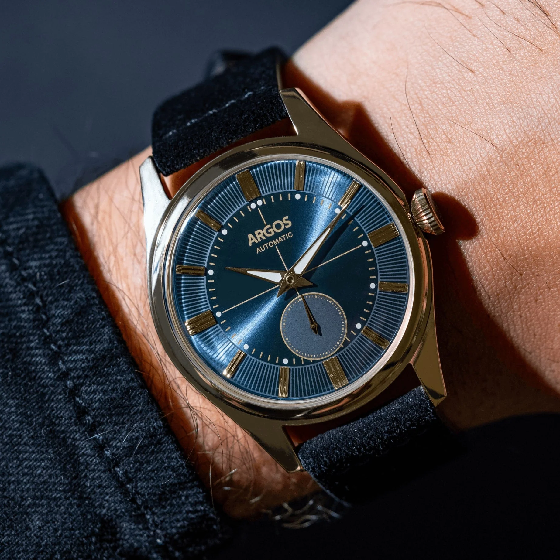 Apollo III - Constellation Blue Gold Leather - Image 5