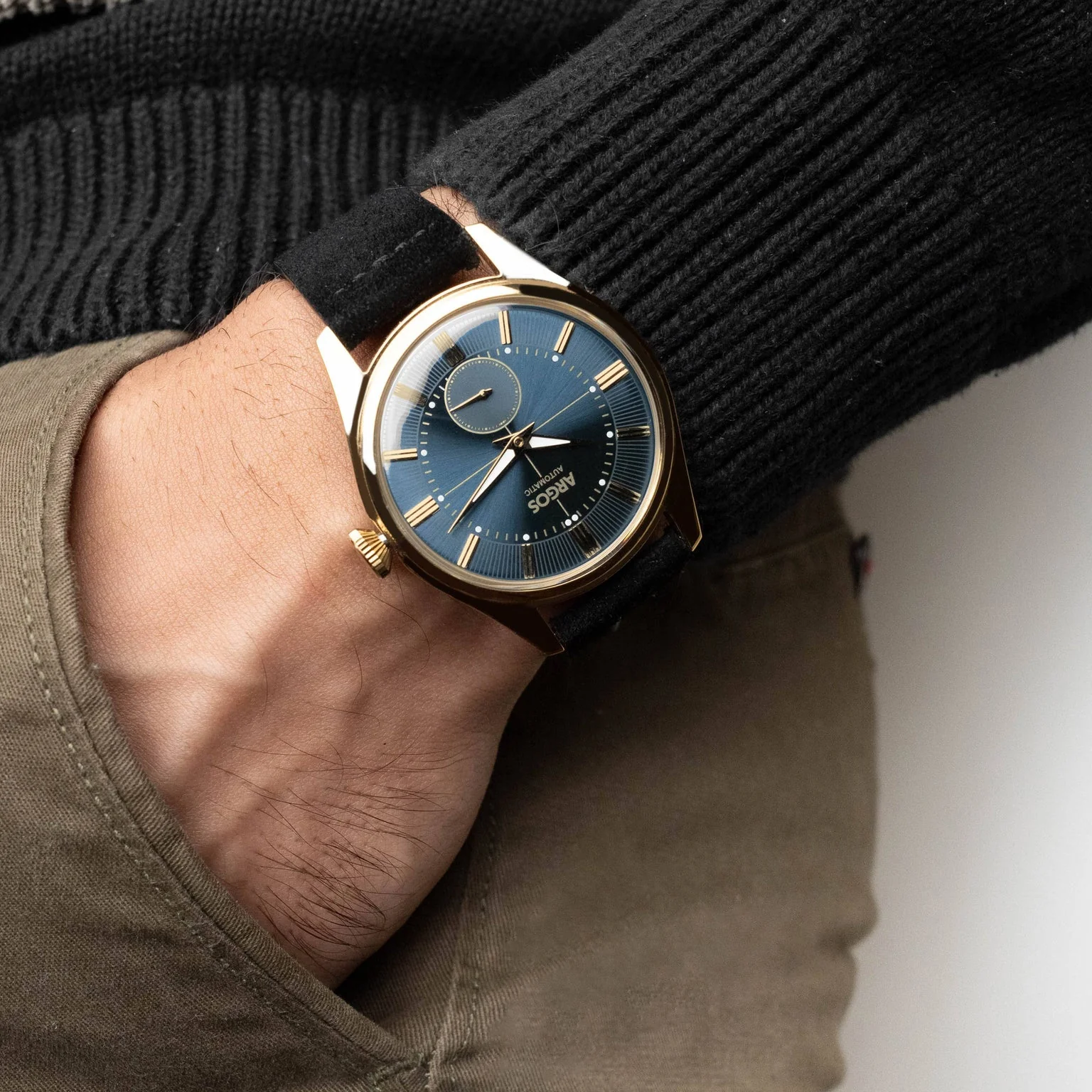 Apollo III - Constellation Blue Gold Leather - Image 6