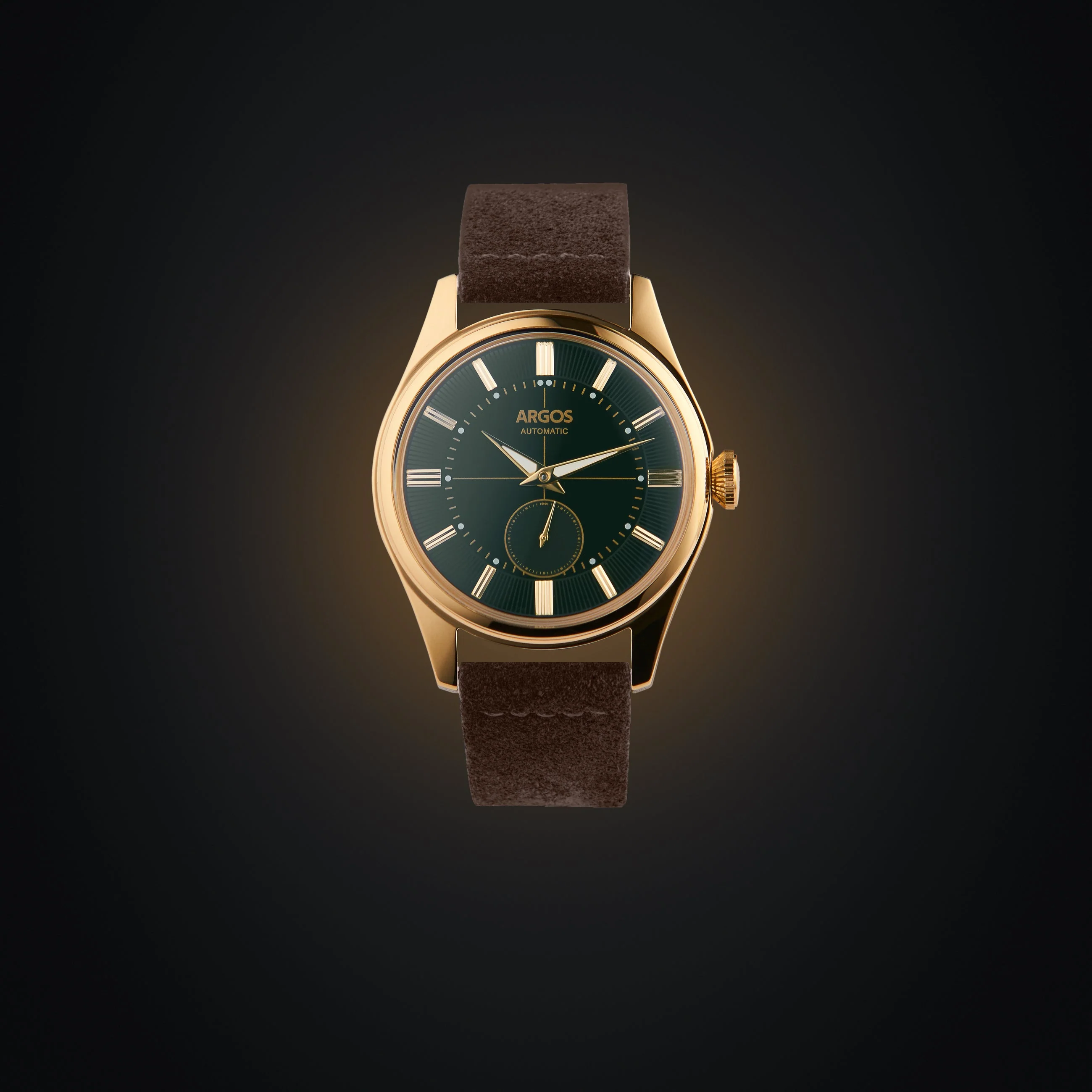 Apollo III - Olive Green Gold Leather - Image 4