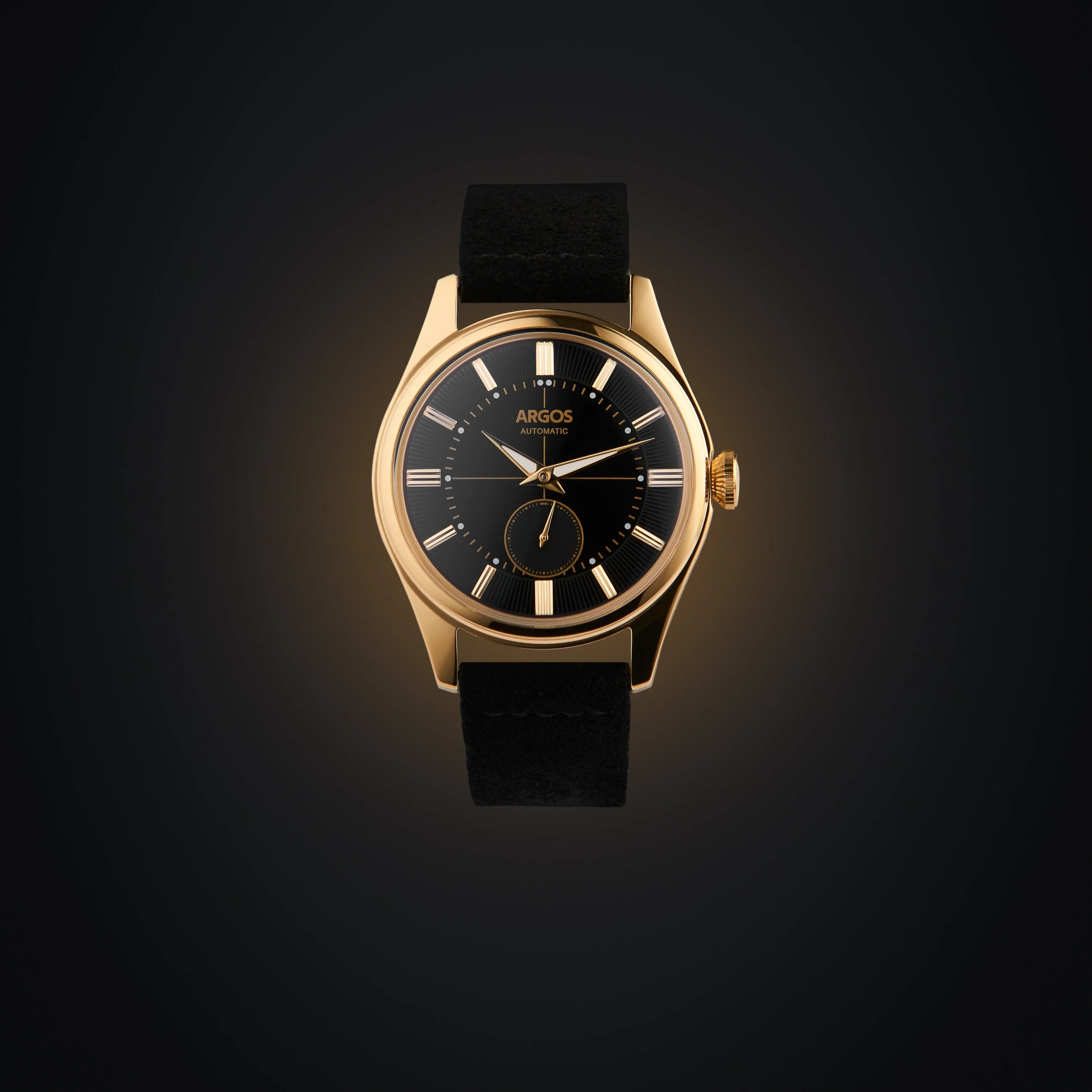 Apollo III - Onyx Black Gold Leather - Image 3