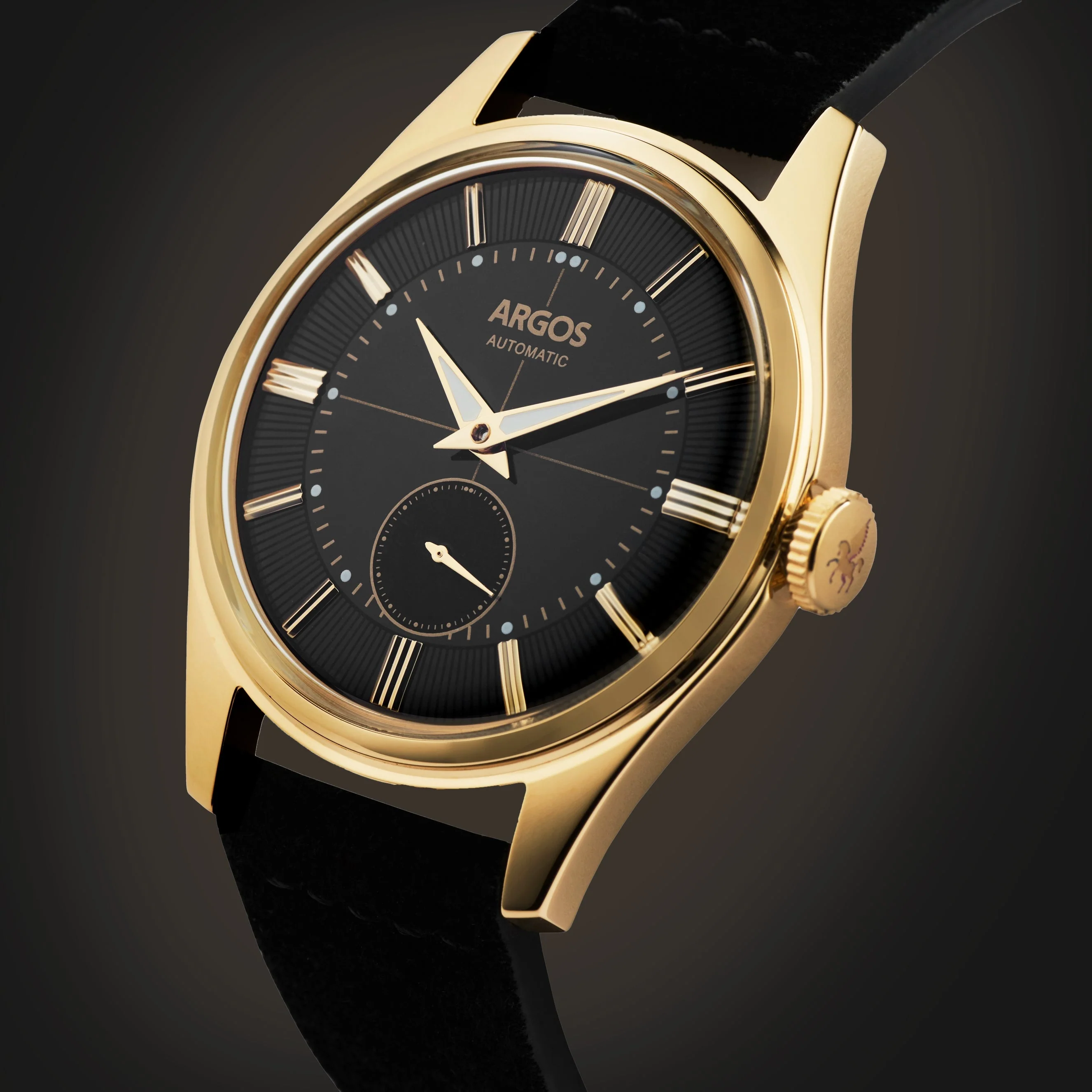 Apollo III - Onyx Black Gold Leather - Image 4
