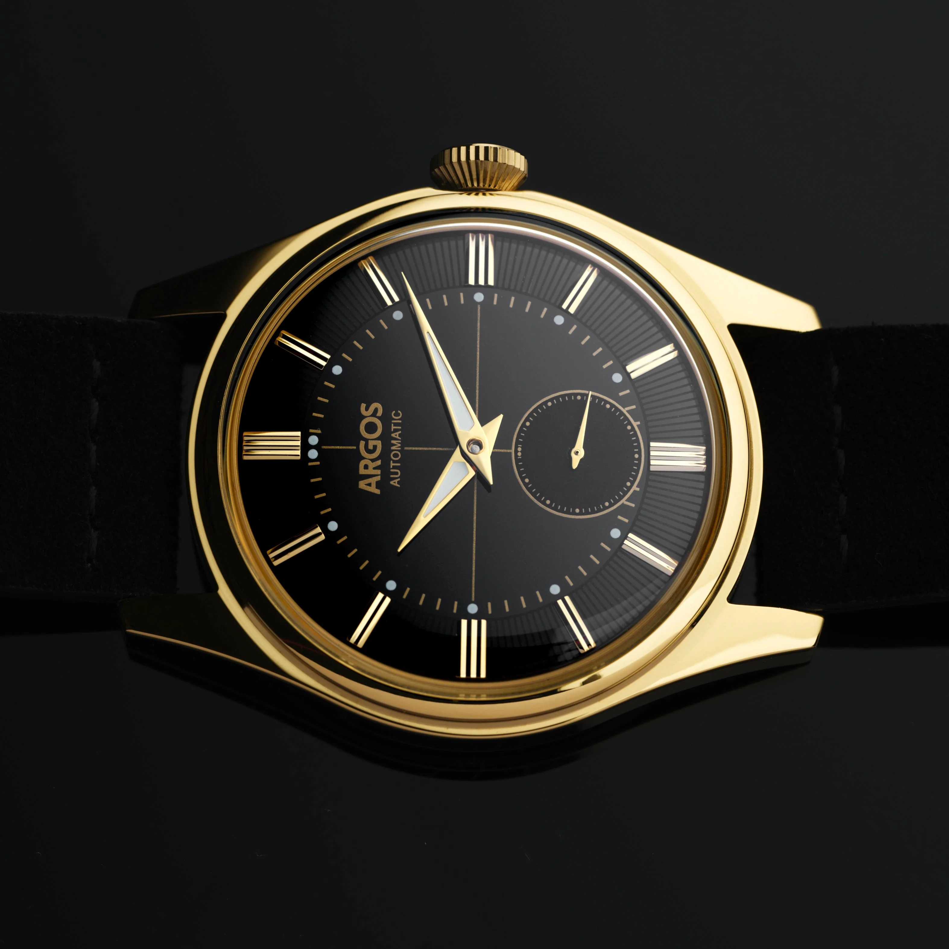 Apollo III - Onyx Black Gold Leather - Image 5