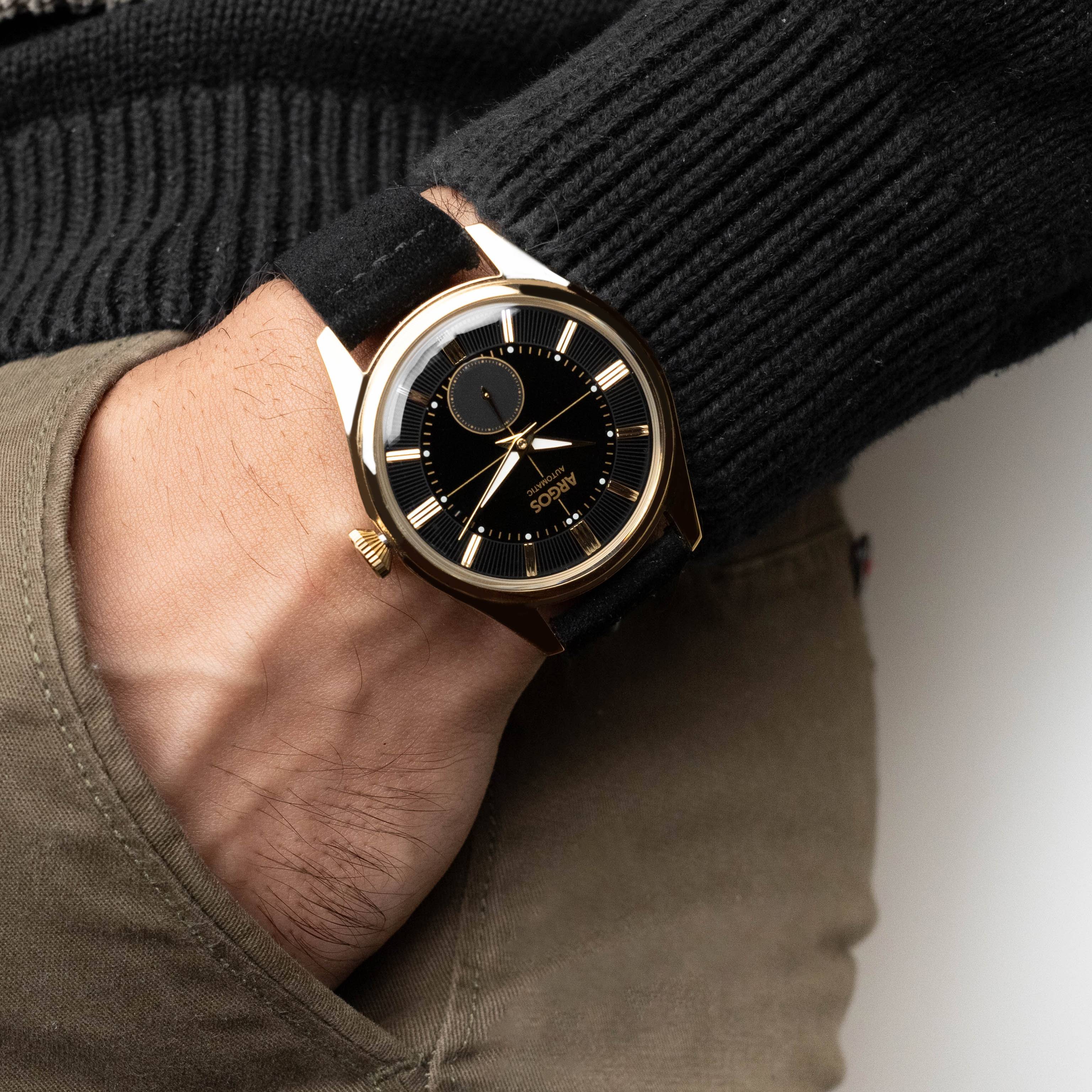 Apollo III - Onyx Black Gold Leather - Image 6