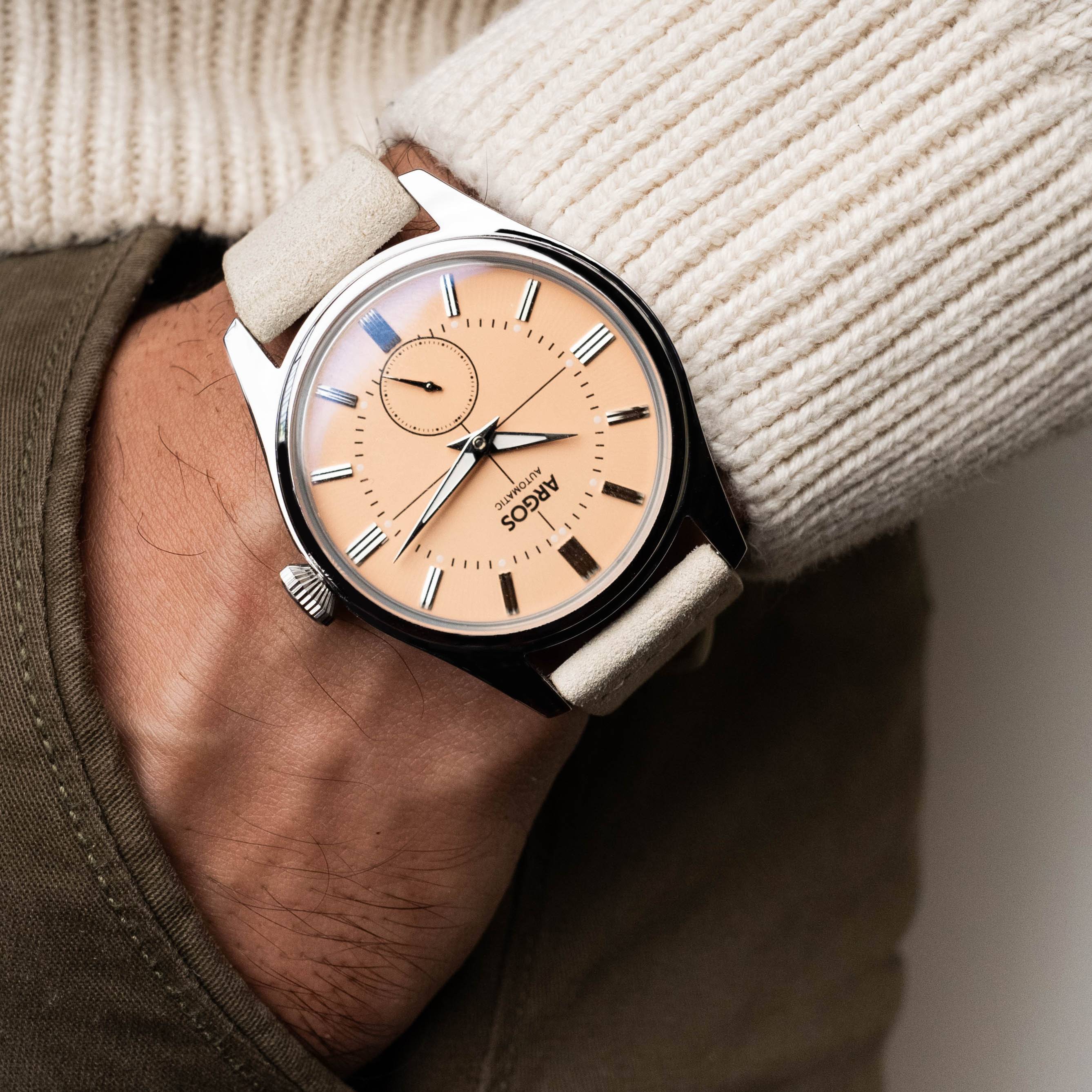 Apollo III - Pastel Salmon Silver Leather - Image 3