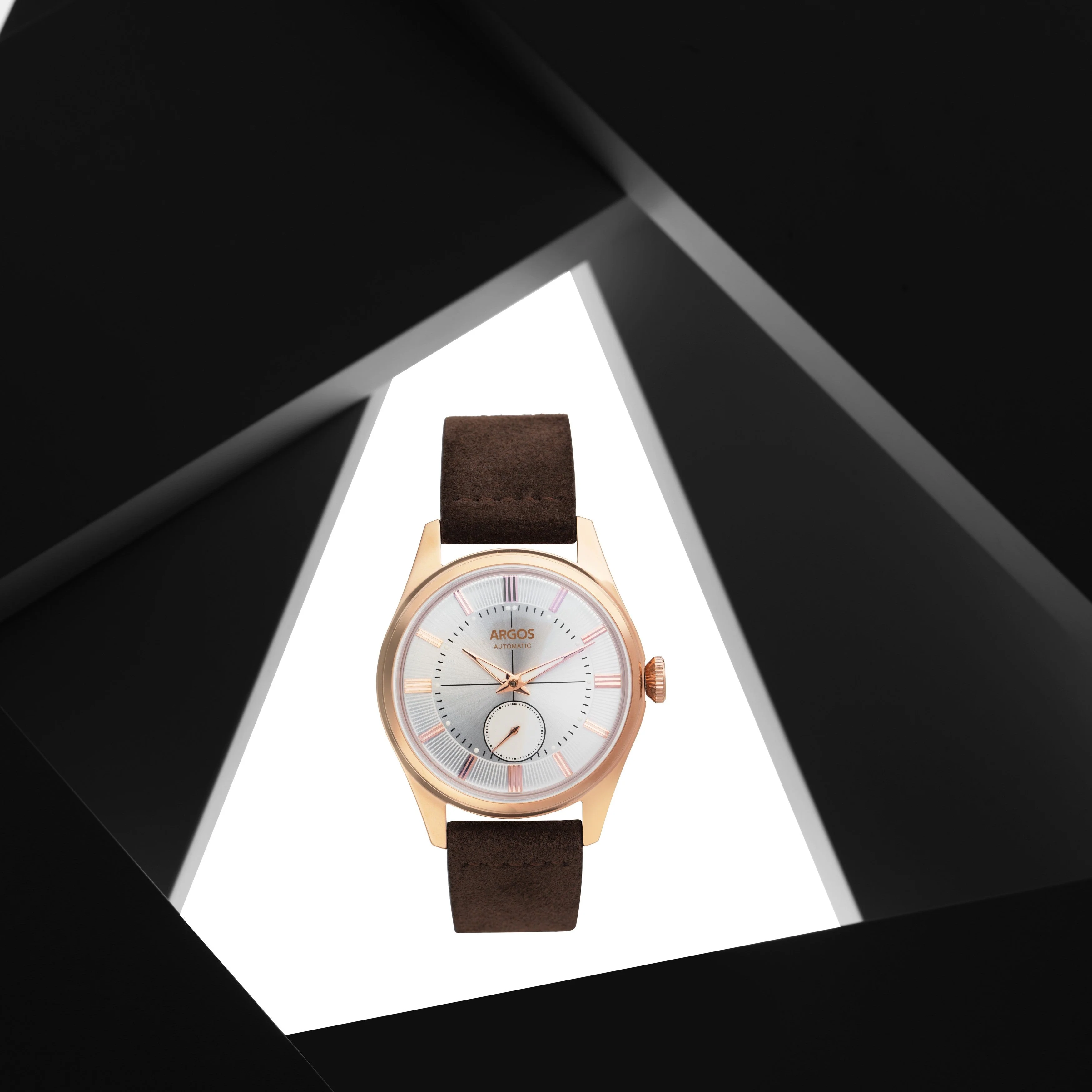Apollo III - Pearl White Rose Gold Leather - Image 3