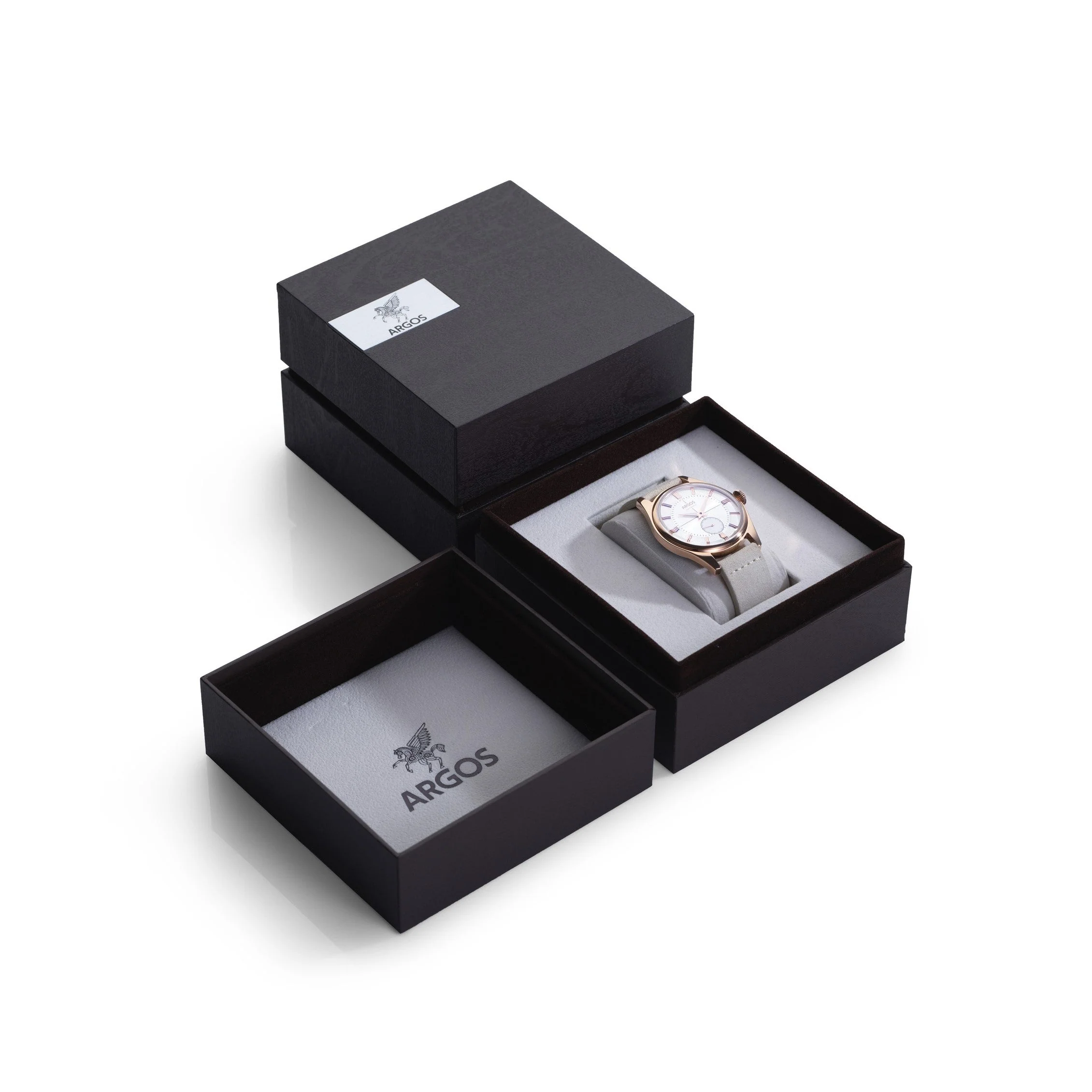 Apollo III - Pearl White Rose Gold Ivory Leather - Image 5