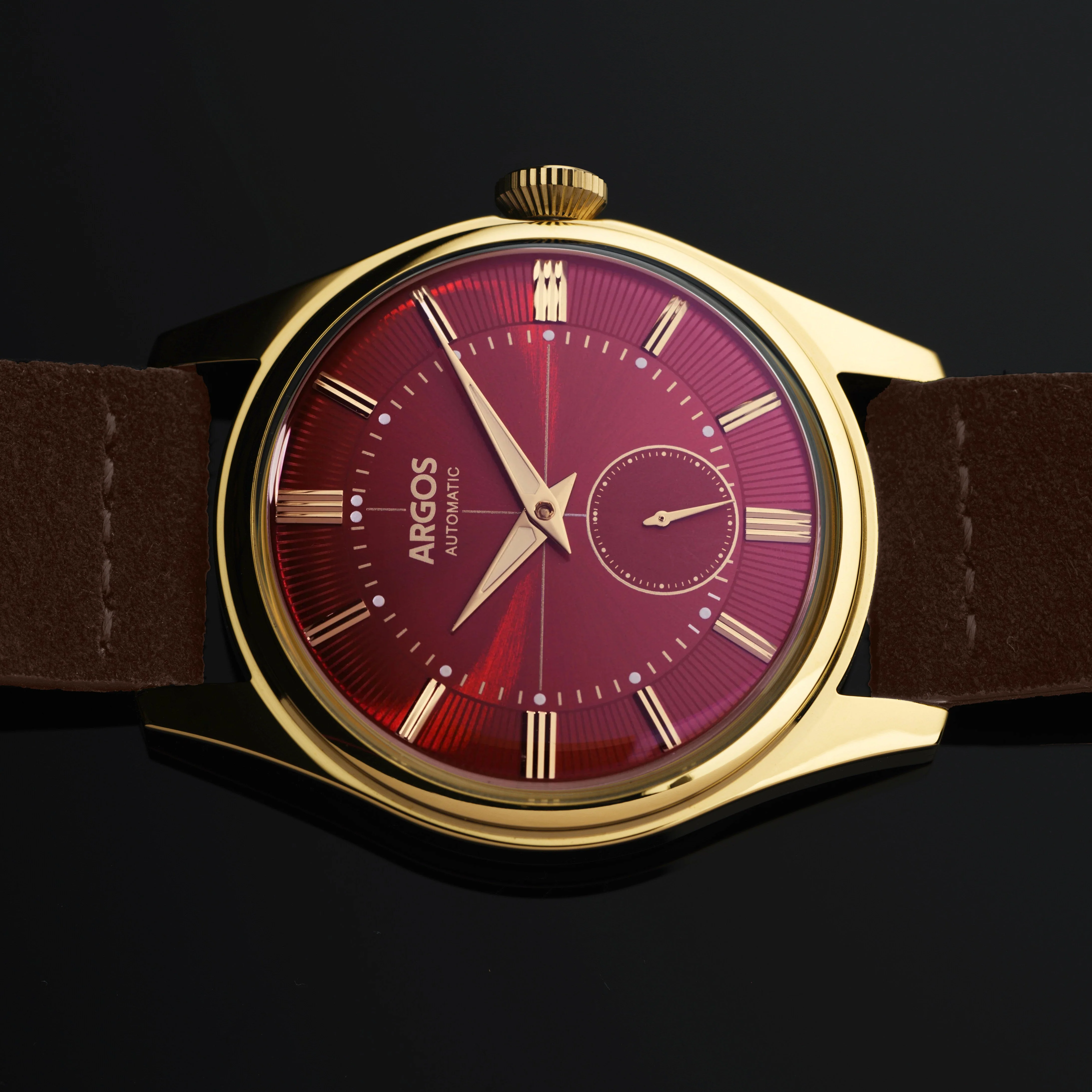 Apollo III - Wine Red Gold Leather - Image 3