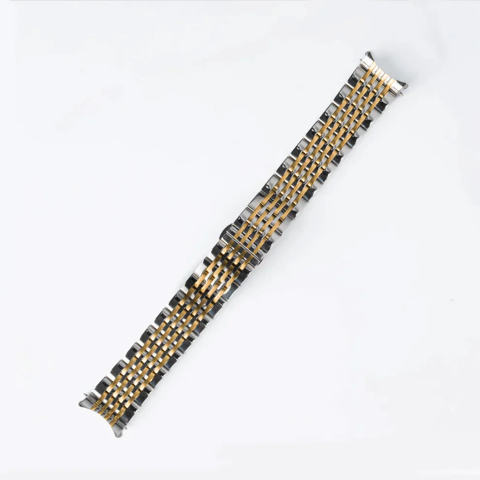 Nine Link Two Tone Golden Jubilee Bracelet - Image 3