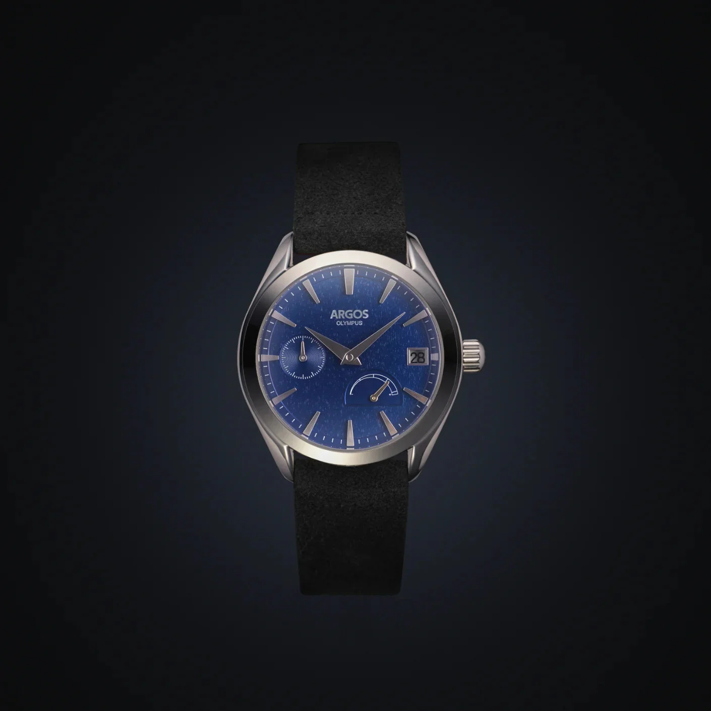 Olympus - Aether Blue Silver Leather - Image 3