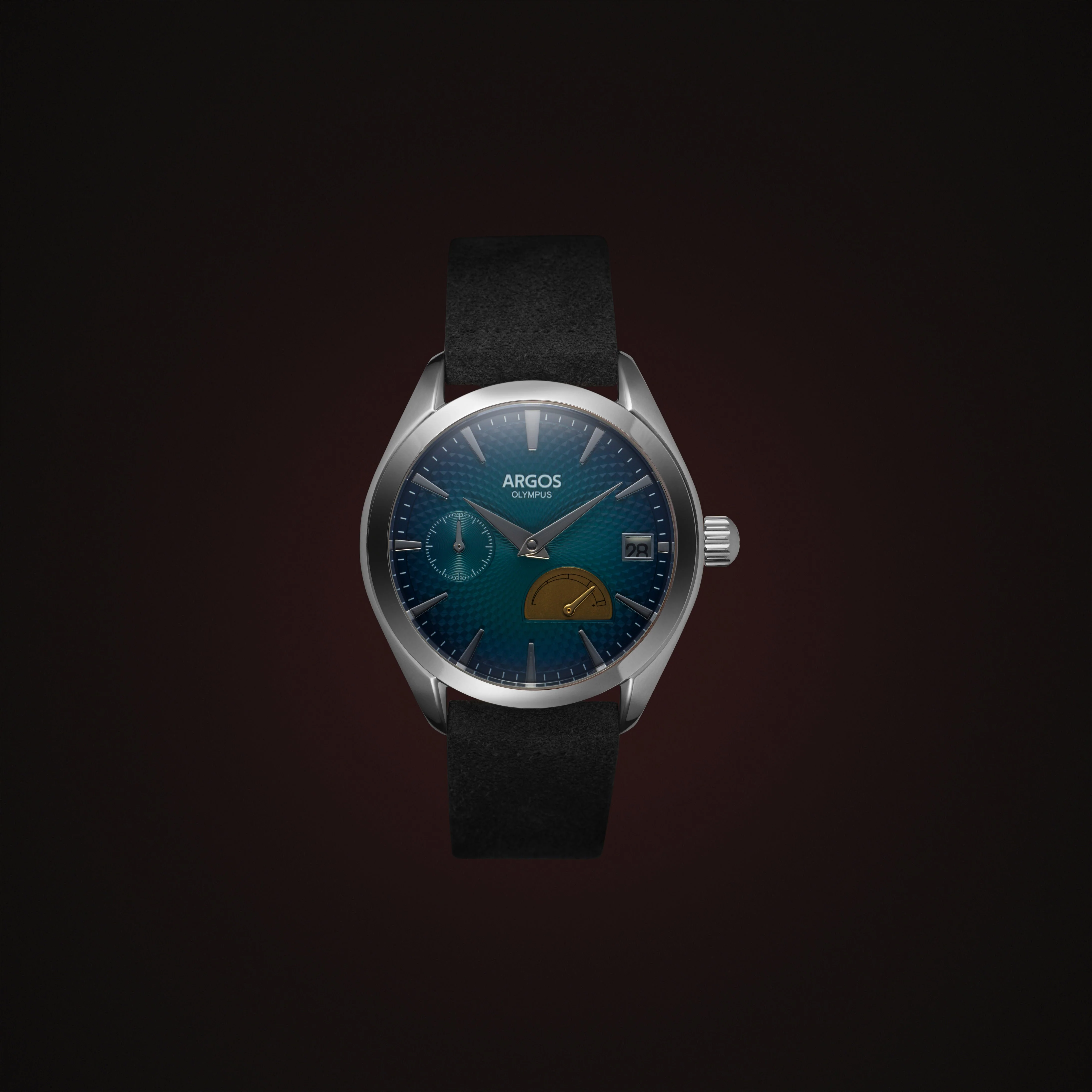 Olympus - Azure Blue Silver Leather - Image 3