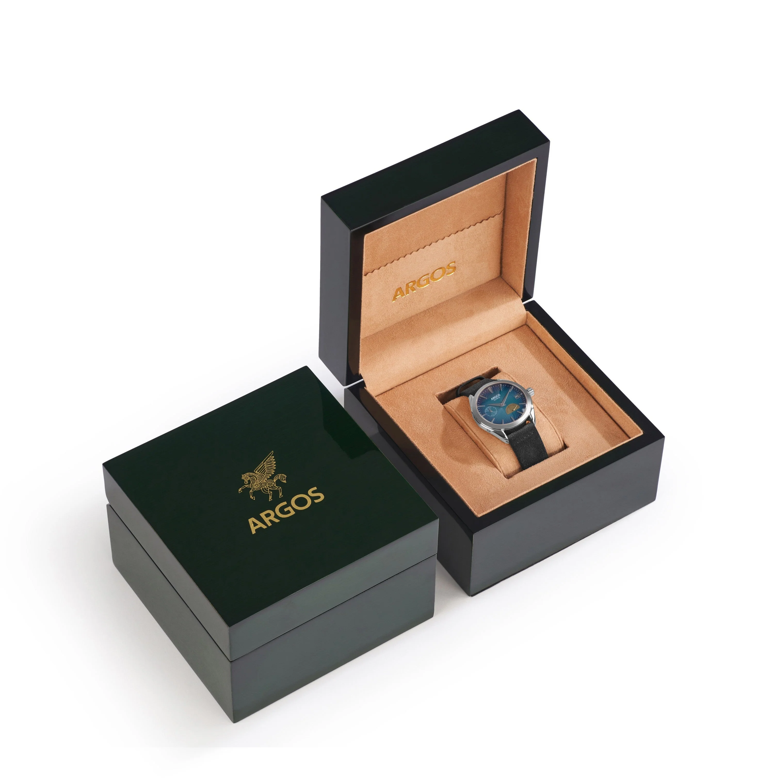 Olympus - Azure Blue Silver Leather - Image 8