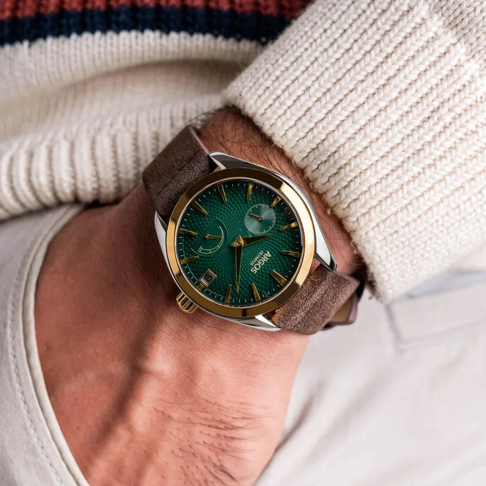 Olympus - Basil Green Gold Two Tone Leather - Image 3