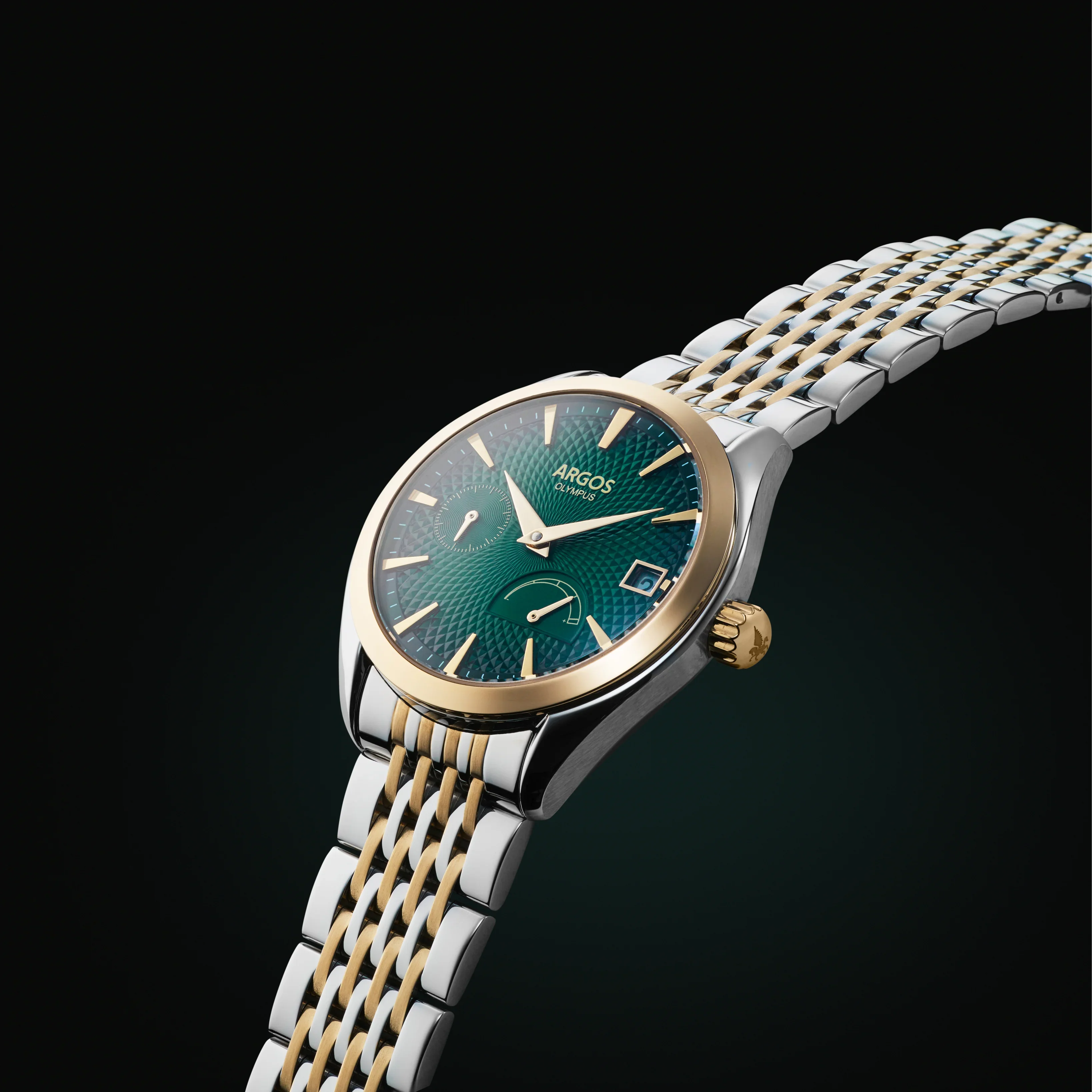Olympus - Basil Green Gold Two Tone Leather - Image 4