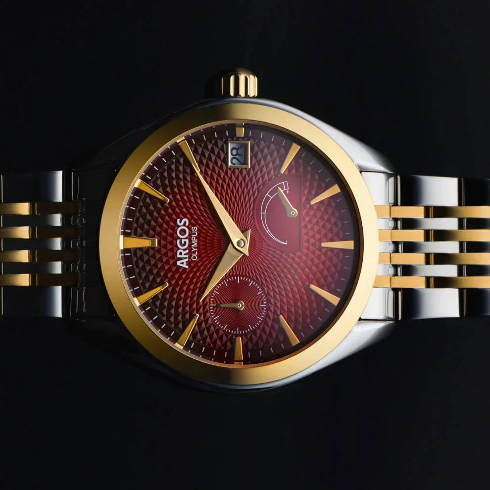 Olympus - Carmine Red Gold Two Tone Leather - Image 5