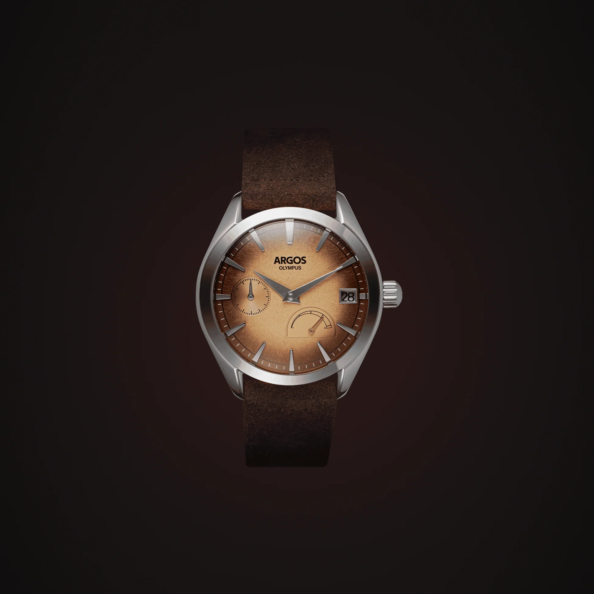 Olympus - Irish Coffee Silver Leather - Image 3