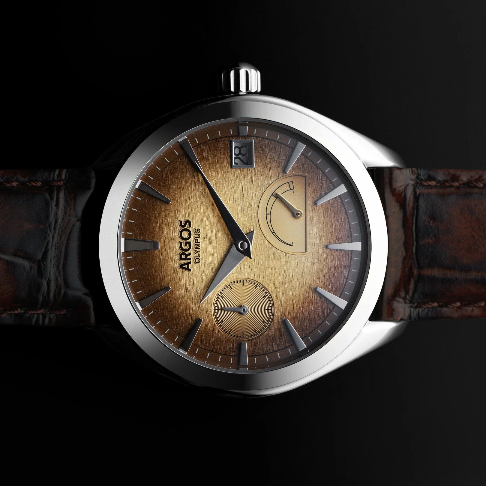 Olympus - Irish Coffee Silver Leather - Image 6