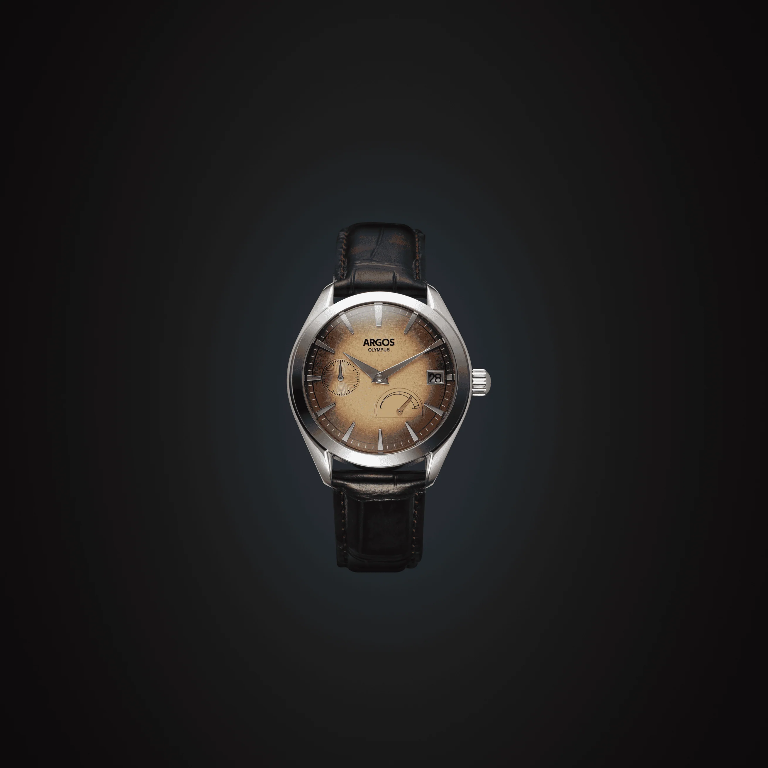 Olympus - Irish Coffee Silver Leather - Image 8