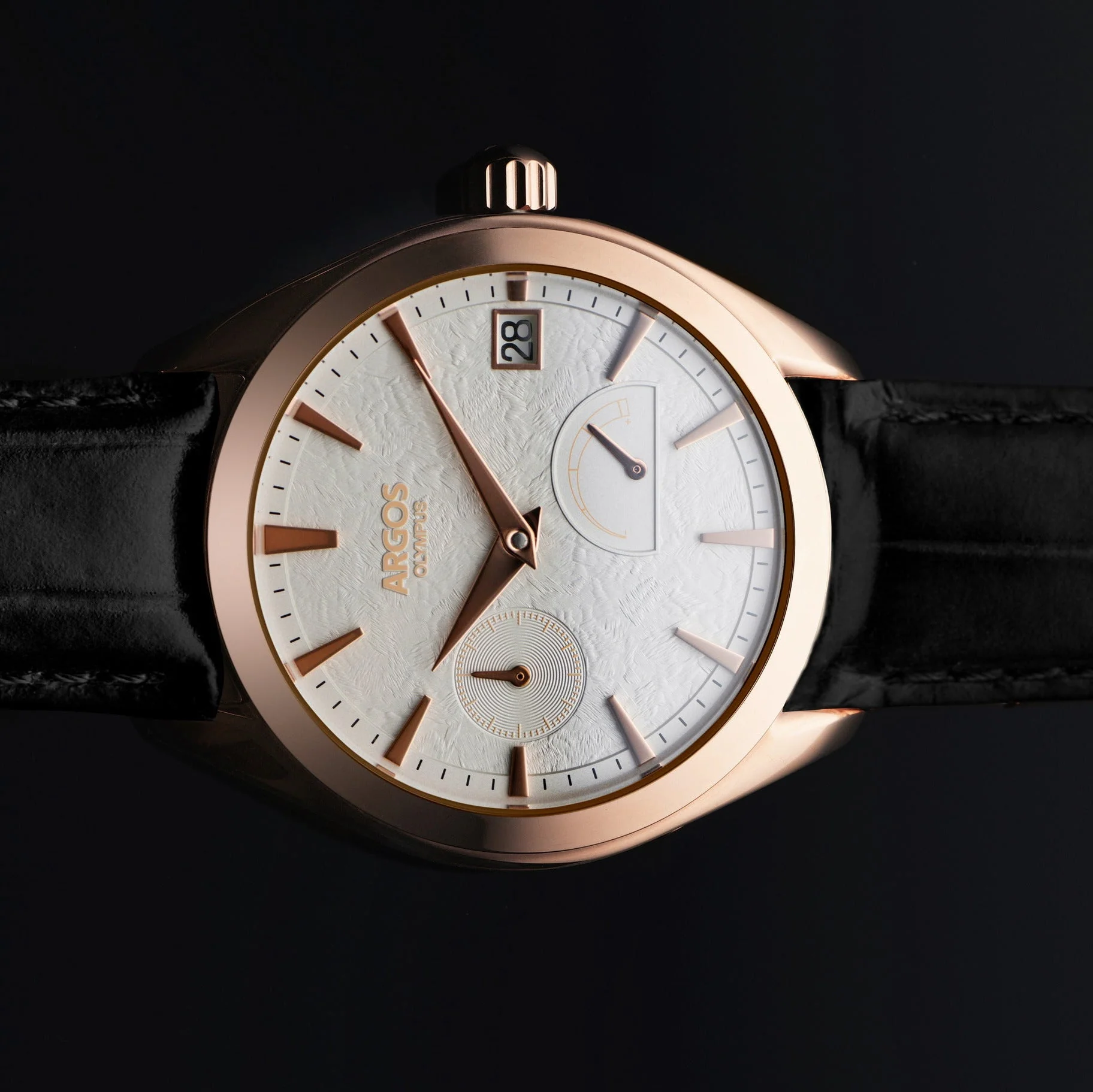 Olympus - Luxe White Rose Gold Leather - Image 5