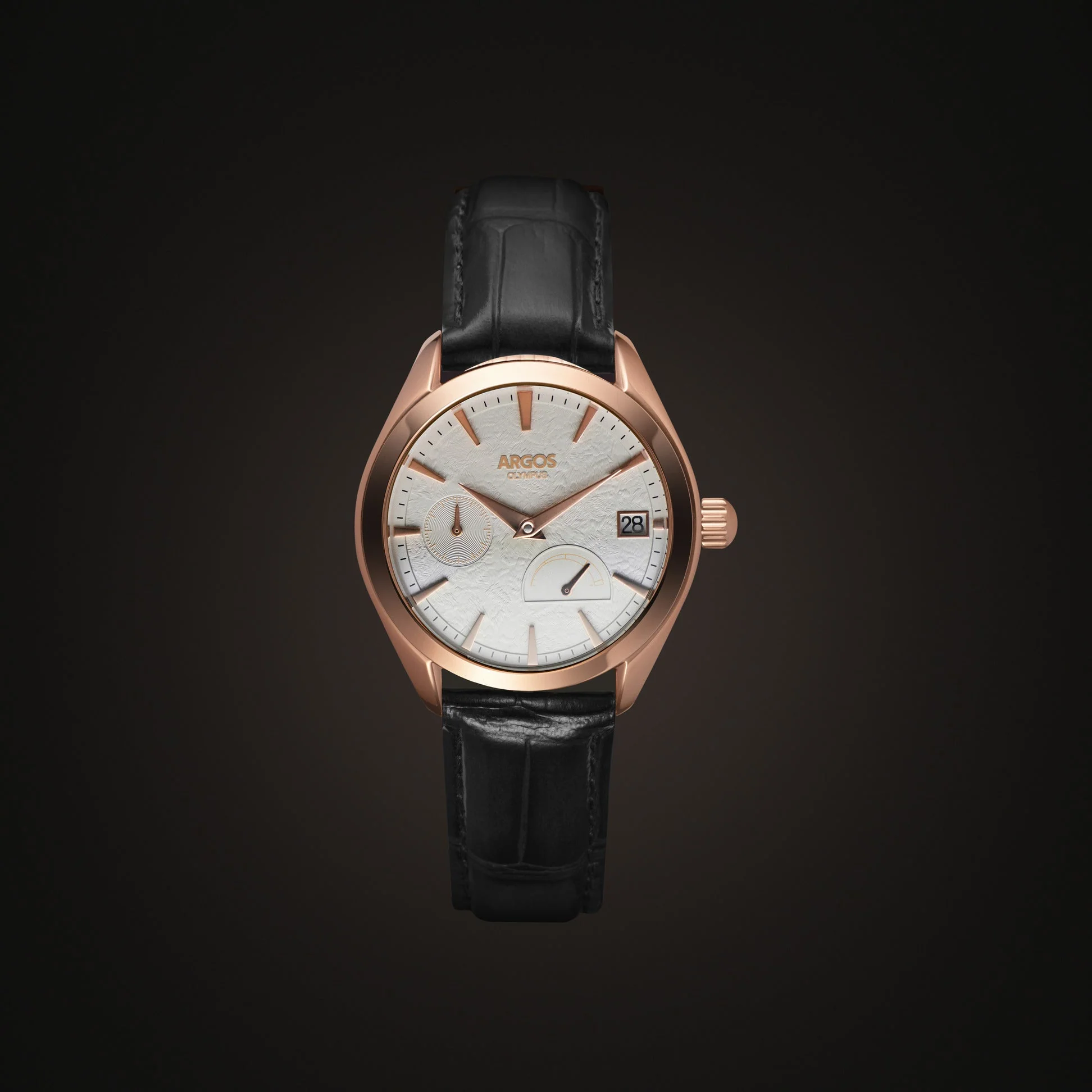 Olympus - Luxe White Rose Gold Leather - Image 6