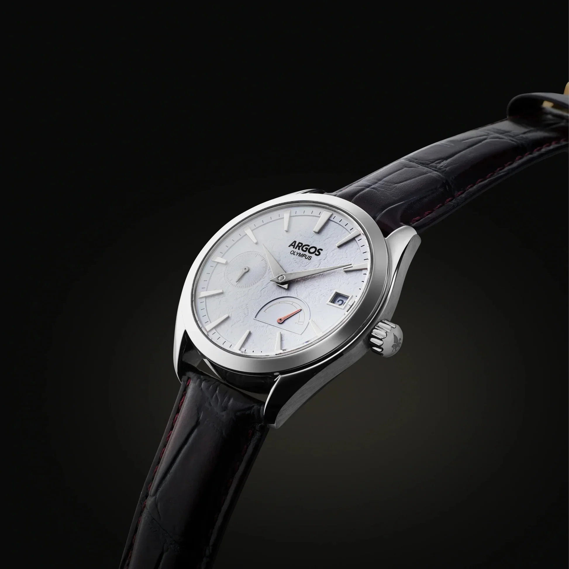 Olympus - Luxe White Silver Leather - Image 3