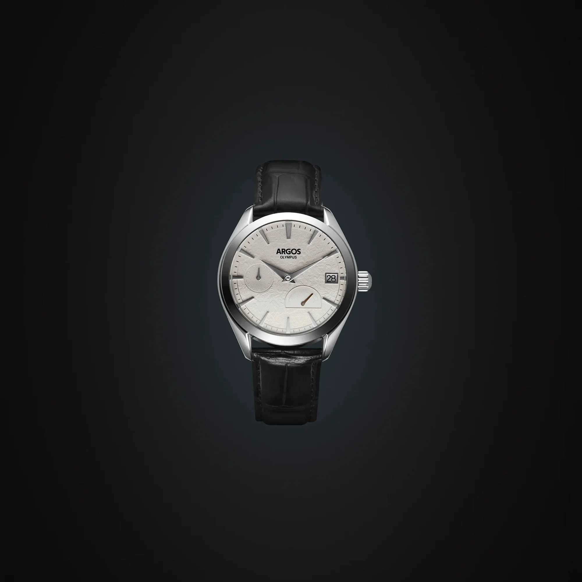 Olympus - Luxe White Silver Leather - Image 4