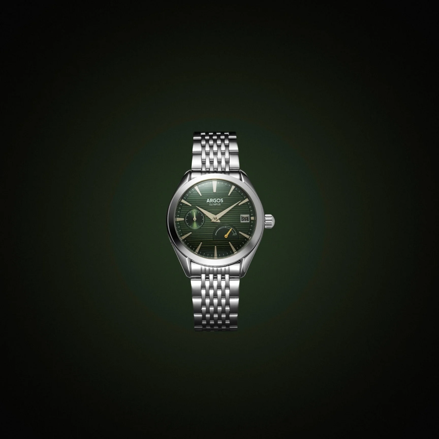 Olympus - Pine Green Silver Leather - Image 5